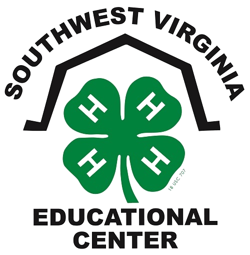Logo with a four-leaf clover, text 'Southwest Virginia Educational Center', and a black arch above.