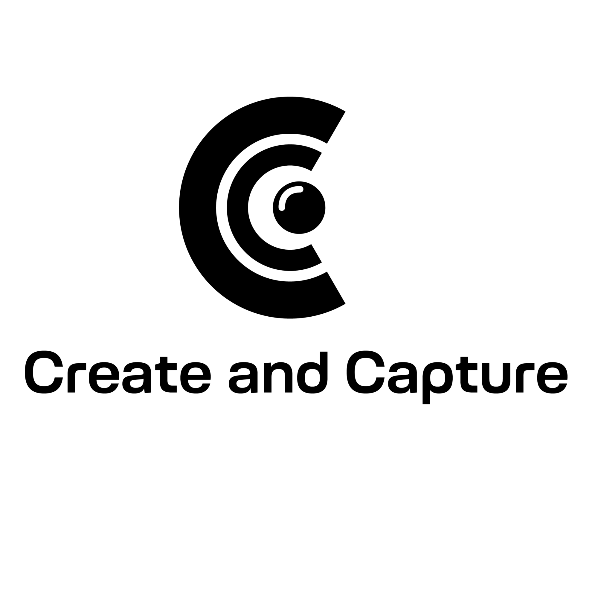 Black background with a white curved line in the center, resembling a small arc or smile.