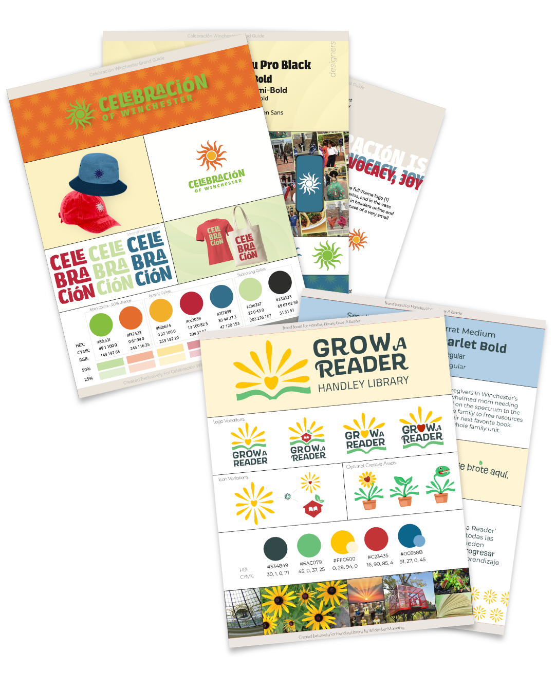 Stack of educational and activity booklets with colorful covers, including gardening, reading, and holiday themes.